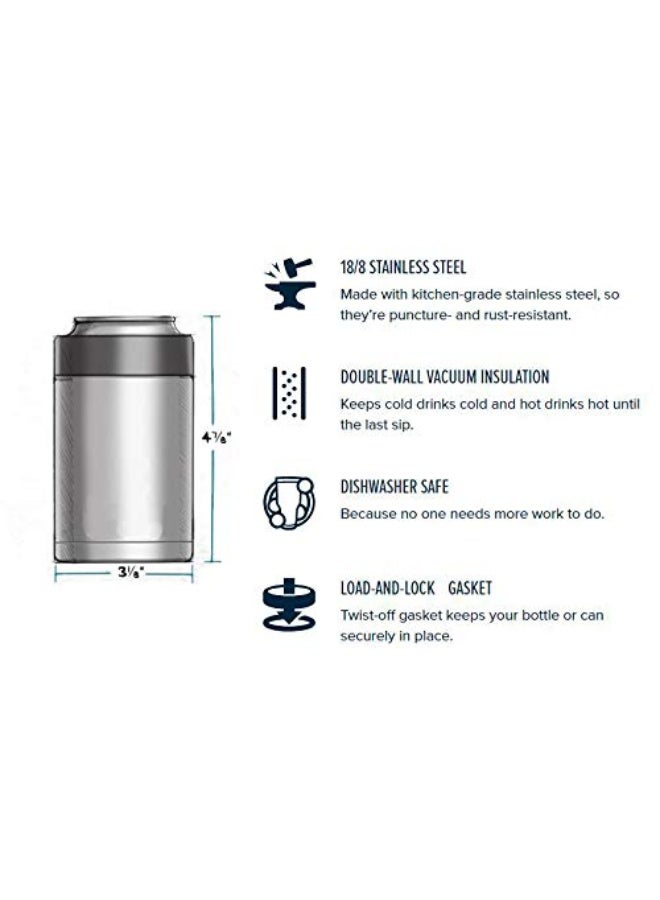 Gteller 12 oz Tumbler, Double Wall Stainless Steel Insulated Can Cooler, Beer Bottle Holder - Image 4